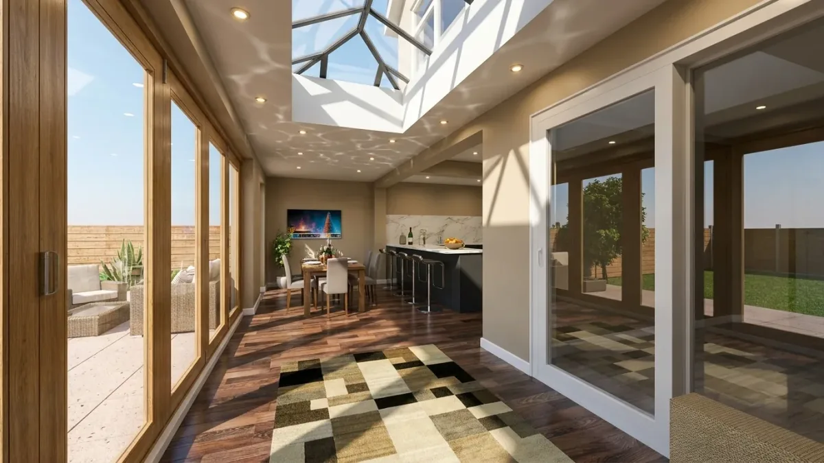 Basildon - Essex - Residential Extension - Internal cgi real