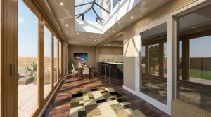 Basildon - Essex - Residential Extension - Internal cgi real