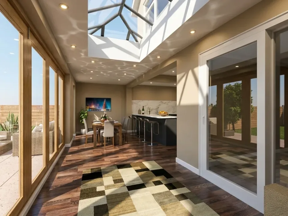 Basildon - Essex - Residential Extension - Internal cgi real