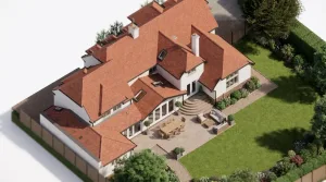 Coldharbour - Tonbridge - Residential Extension - Axonometric view