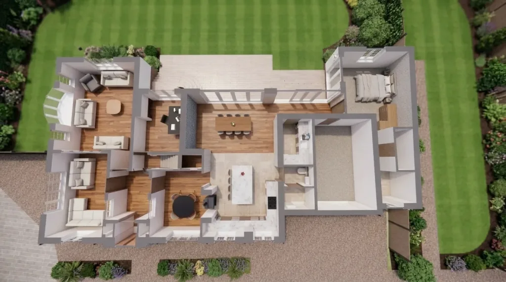 Coldharbour - Tonbridge - Residential Extension - CGI Plan