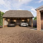 Covered Carport design and building with construction monitoring.