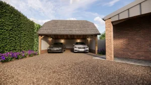 Hadlow - Hadlow - Annex - Car port and annext design