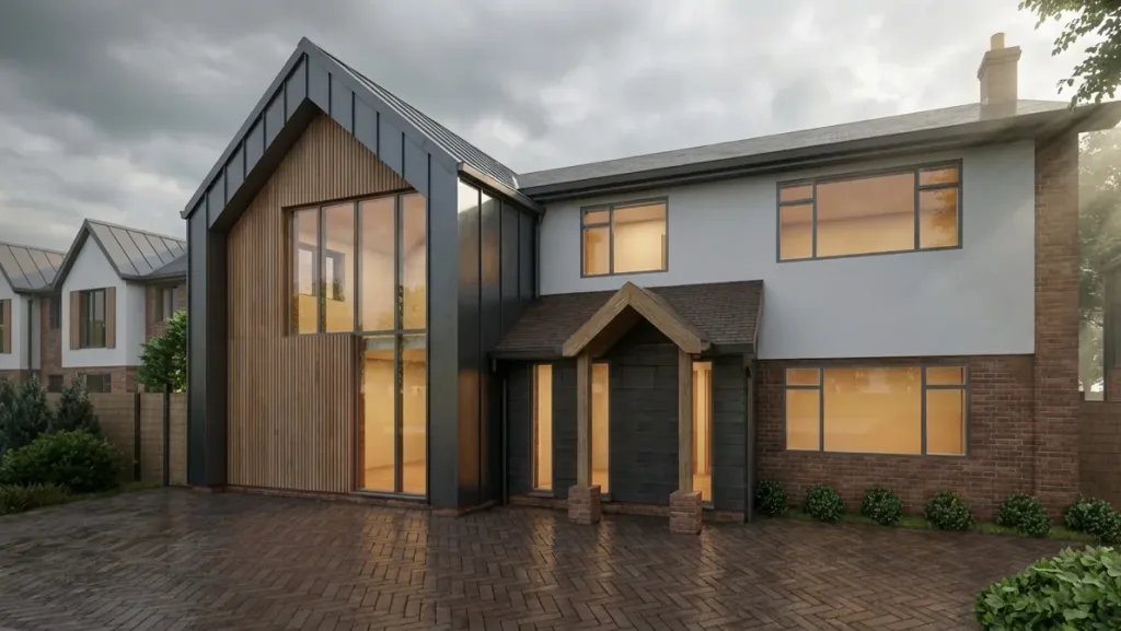 Loampits - Tonbridge, Kent - Residential Extension - Modern Redevelopment CGI