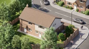 Loampits - Tonbridge - Residential Extension - Axo CGI 2