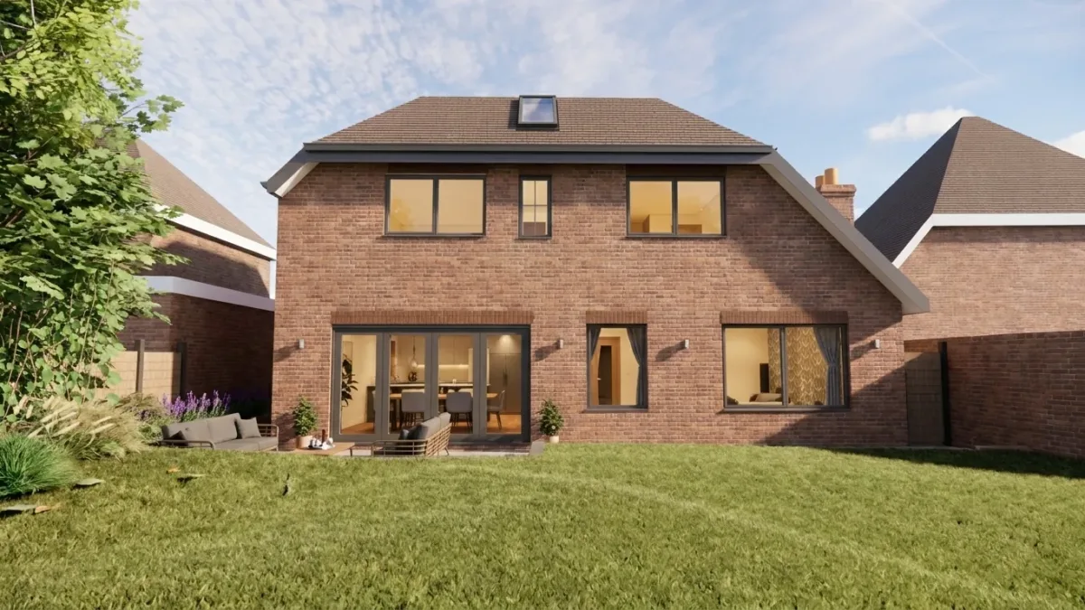 Peter Ave - Oxted - Resdiential Loft Conversion - Brick Rear extension
