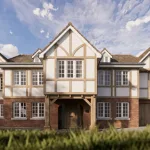 Springfield - Oxted - New Build - Front render tudor oak frame hero