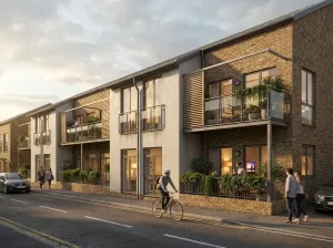 The Garrison - Shoebury - Office to Residential - Concept luxury streetscene