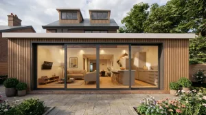Tryfan - Chelmsford - Residential Extension - Modern rear extension timber cladding conservation area