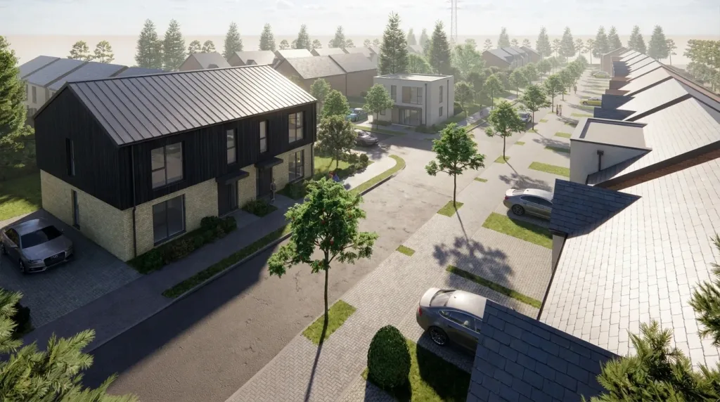 Willow Lane - Paddock Wood - Masterplan - Residential development in a rural location